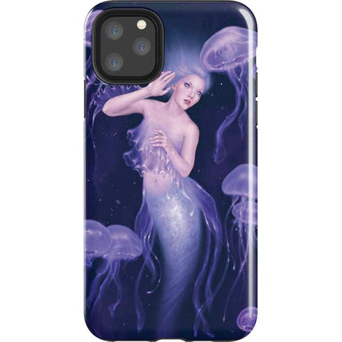 Mermaid and Jellyfish by Rachel Anderson iPhone Cases